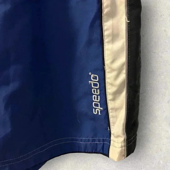 speedo swimsuit men blue shorts size Medium - Picture 3 of 11